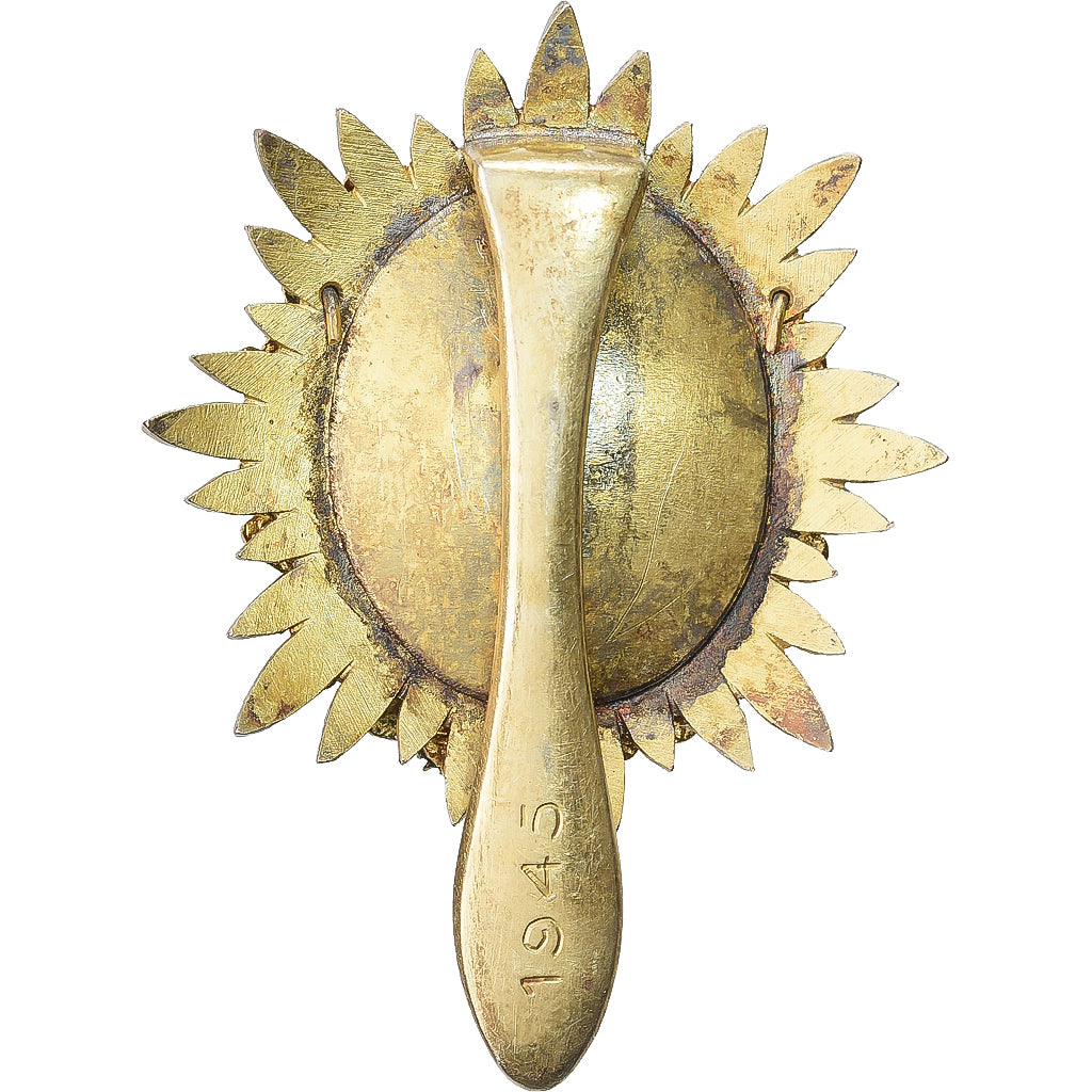 França, Insigne, Conseil Municipal de Lille, 1945, Gilt Metal, AU(55-58)