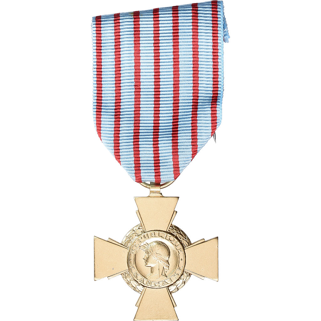 France, Croix du Combattant, WAR, Medal, Excellent Quality, Bronze, 36