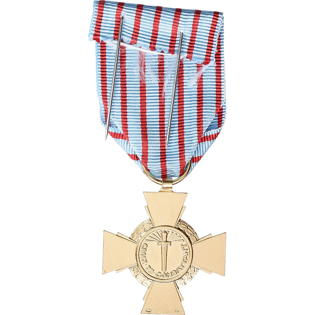 France, Croix du Combattant, WAR, Medal, Excellent Quality, Bronze, 36