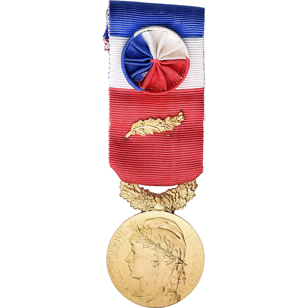 France, Médaille d'honneur du travail, Medal, 0r, 35 Ans, Uncirculated, Gilt