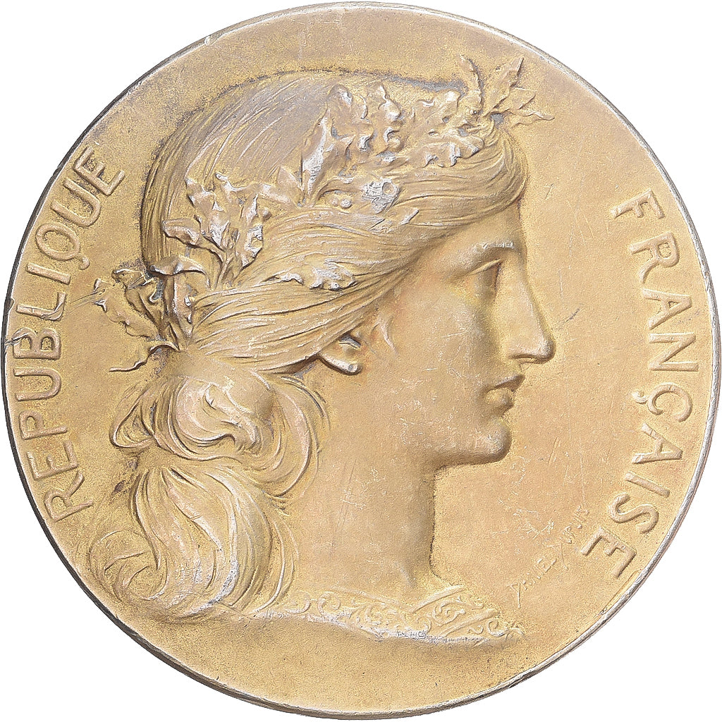 France, Medal, Offert par le Préfet de l'Eure, Vermeil, Alphée Dubois