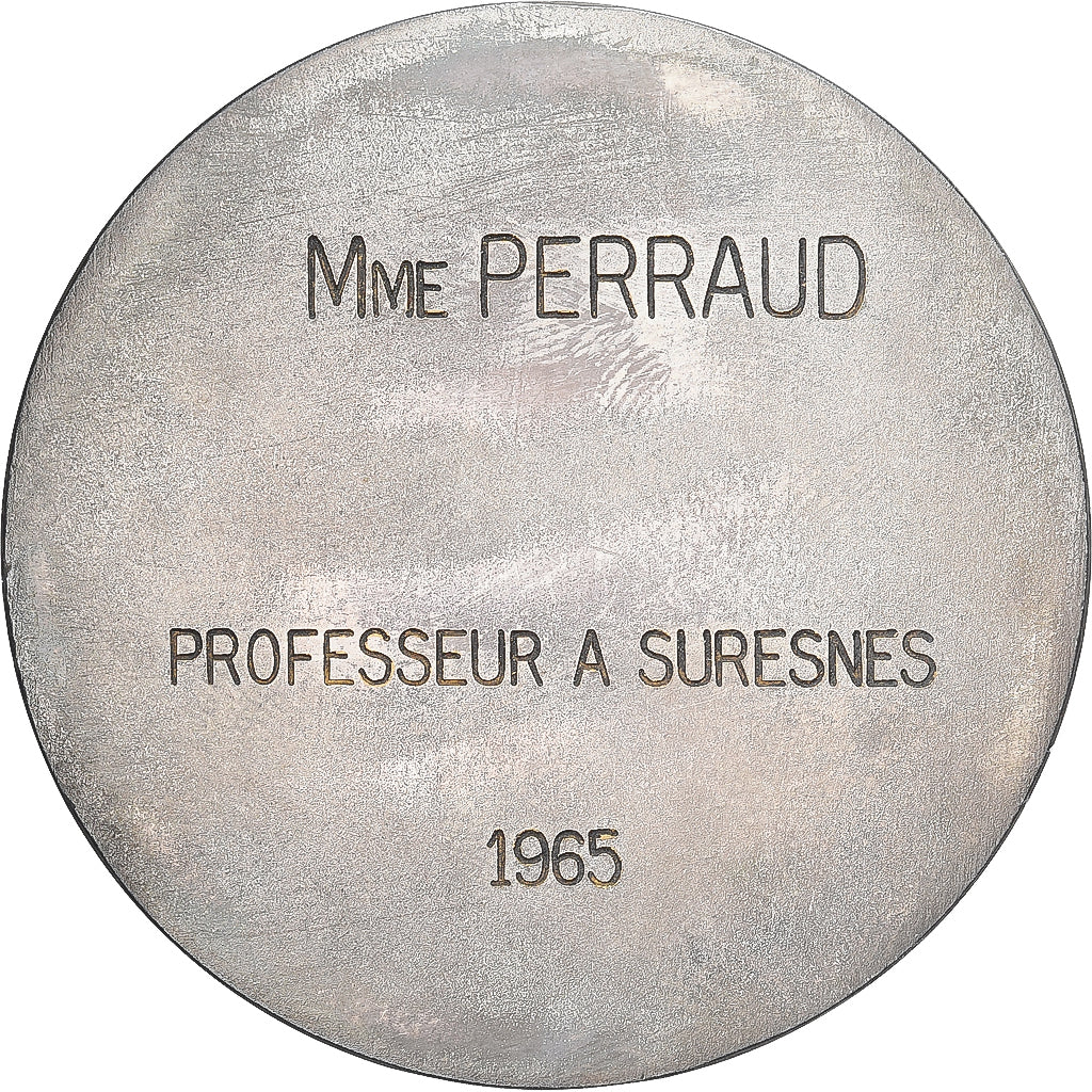 France, Medal, Ville de Suresnes, 1965, Silvered bronze, AU(55-58)