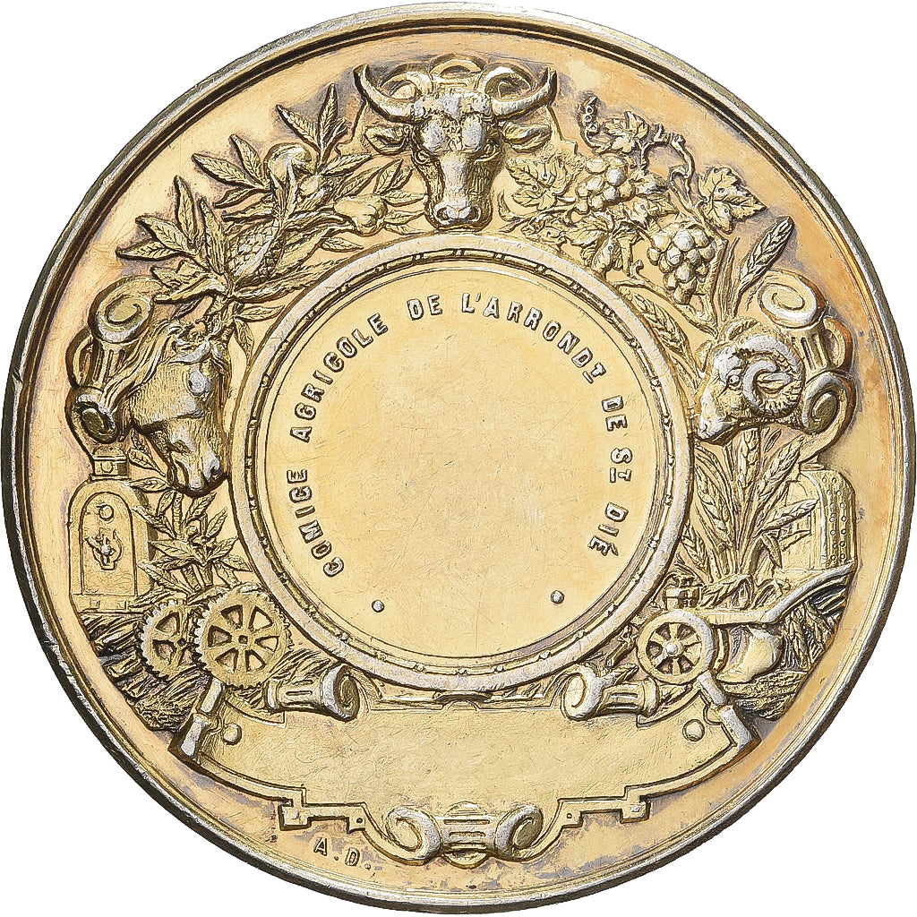 France, Medal, Comice Agricole de Dié, Vermeil, Desaide, AU(55-58)