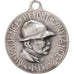 France, Medal, Georges Clemenceau, 1914-1918, Silvered bronze, AU(50-53)