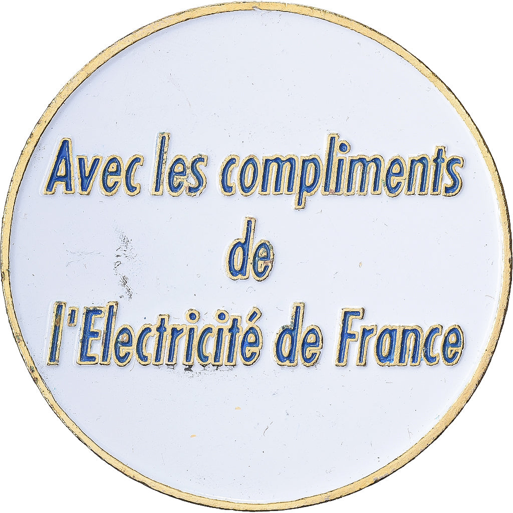 France, Medal, Marathon International de Lyon, 1995, Gilt Metal, AU(50-53)