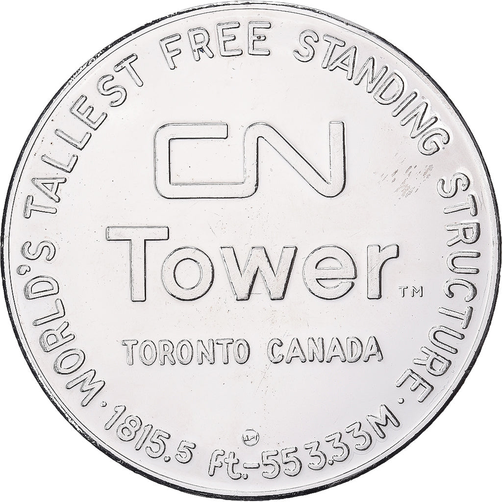 Canada, medal, CN Tower Toronto, Ontario, Brąz posrebrzany, AU(55-58)