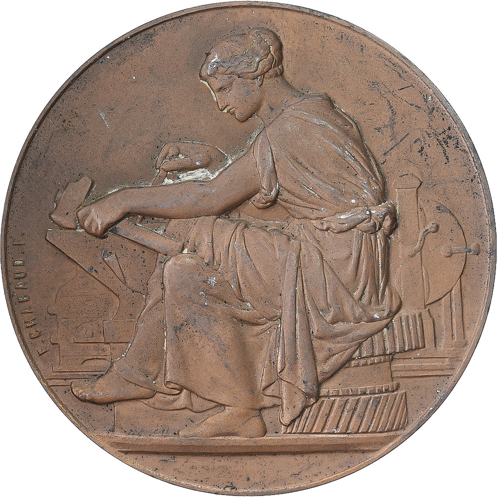 Francia, medalla, Syndicats Professionnels, Ministère du Travail, 1961, Bronce