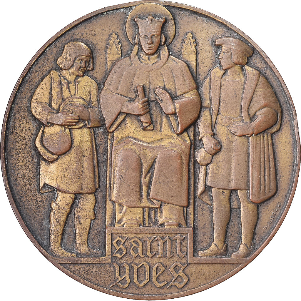 Frankreich, Medaille, Saint Yves, Bronze, Lenoir, SS