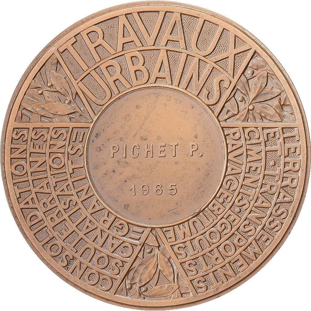 Francia, medaglia, Chambre Syndicale des Entrepreneurs de Travaux Publics