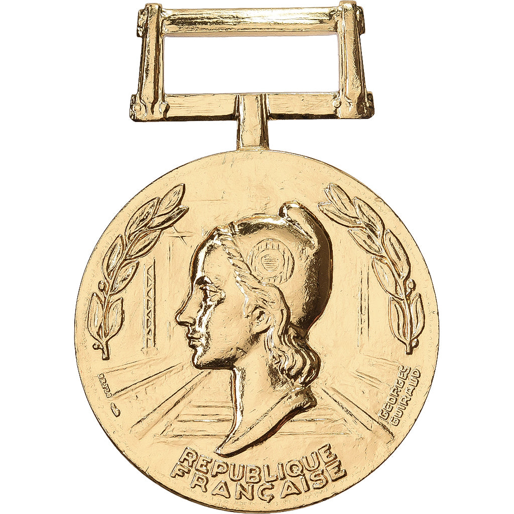 France, Medal, Honneur des Chemins de Fer, 1996, Gilt Bronze, Guiraud, AU(55-58)