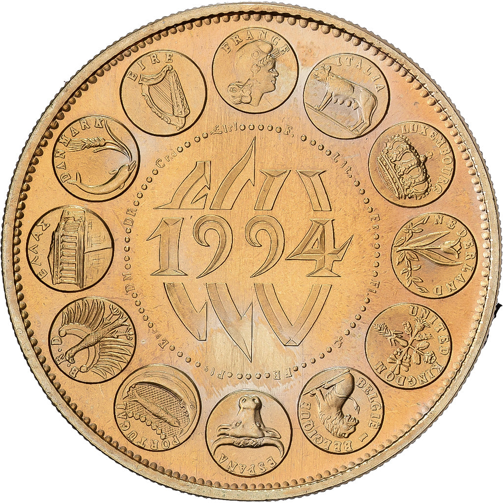 France, Medal, Ecu Europa, Marianne, 1994, Bronze Florentin, Rodier, MS(63)