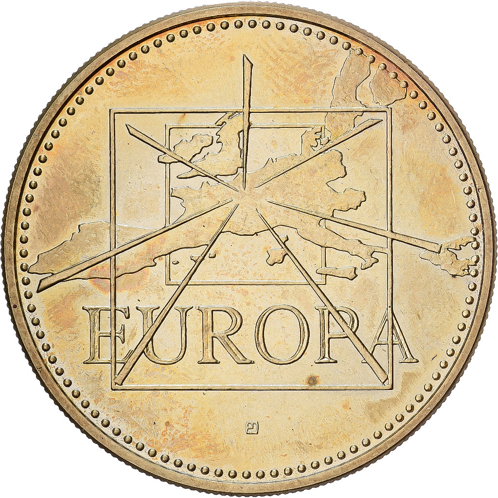 France, Medal, Ecu Europa, 1996, Bronze Florentin, MS(63)