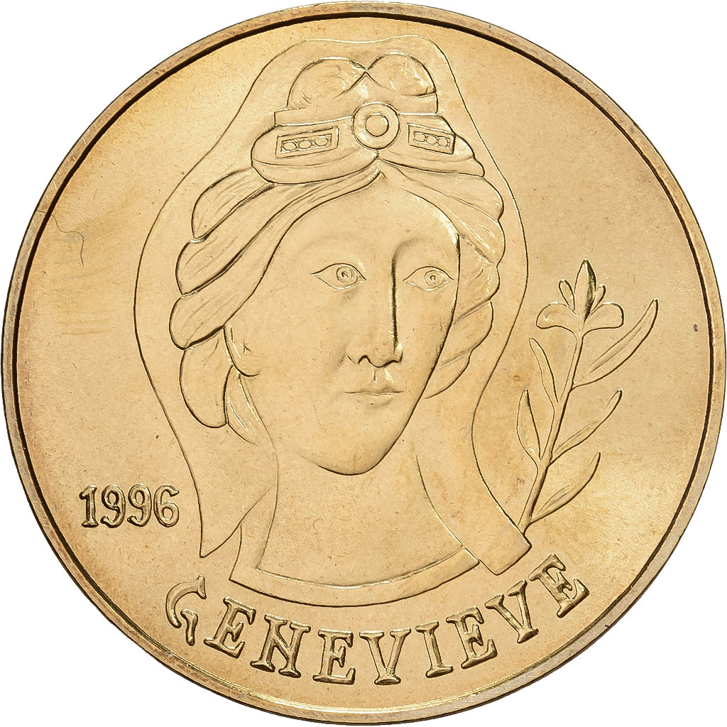 France, Jeton, XVème Centenaire du Baptème de Clovis, Reims, 1996