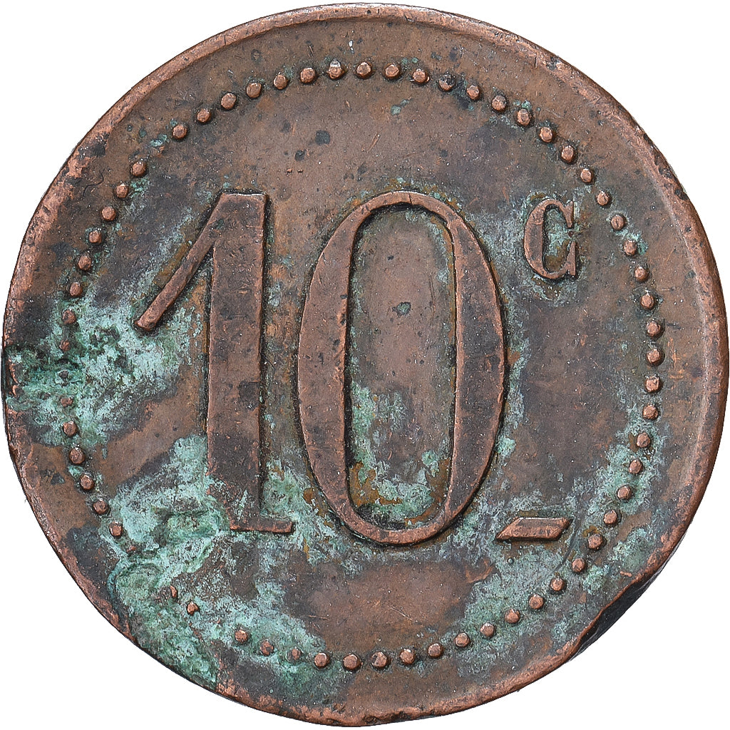 Francia, Cercle des Sous-Officiers, 84ème Régiment d'Infanterie, 10 Centimes