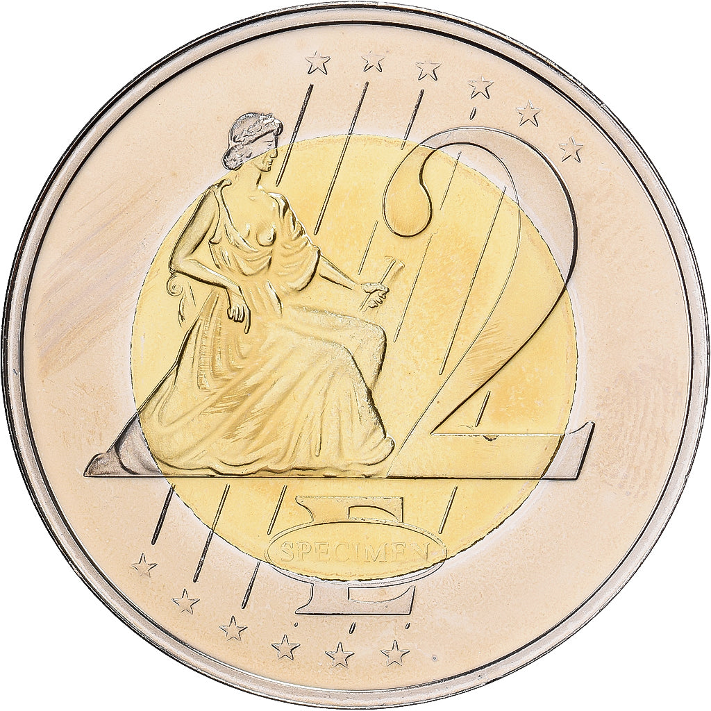 Francja, medal, 2 Euro Essai du Vatican, 2003, Bimetaliczny, unofficial private
