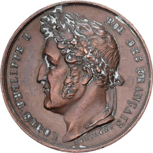 France, Médaille, Louis Philippe Ier, Obélisque de Louxor, 1836, Cuivre, TTB