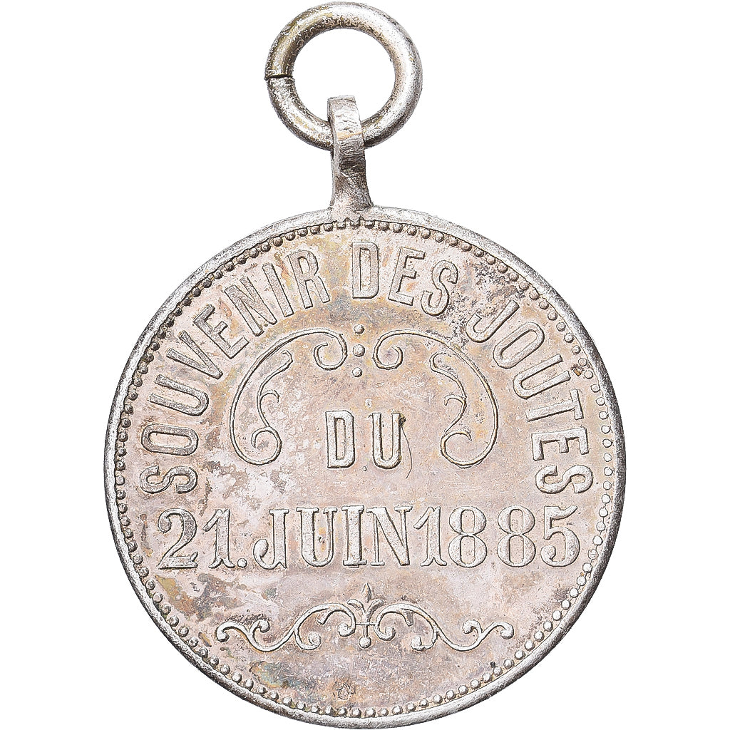Frankreich, betaalpenning, Souvenir des Joutes, Club de Strasbourg, 1885