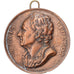 Francia, medaglia, Denis Diderot, Rame, Domard, Cliché Uniface, BB