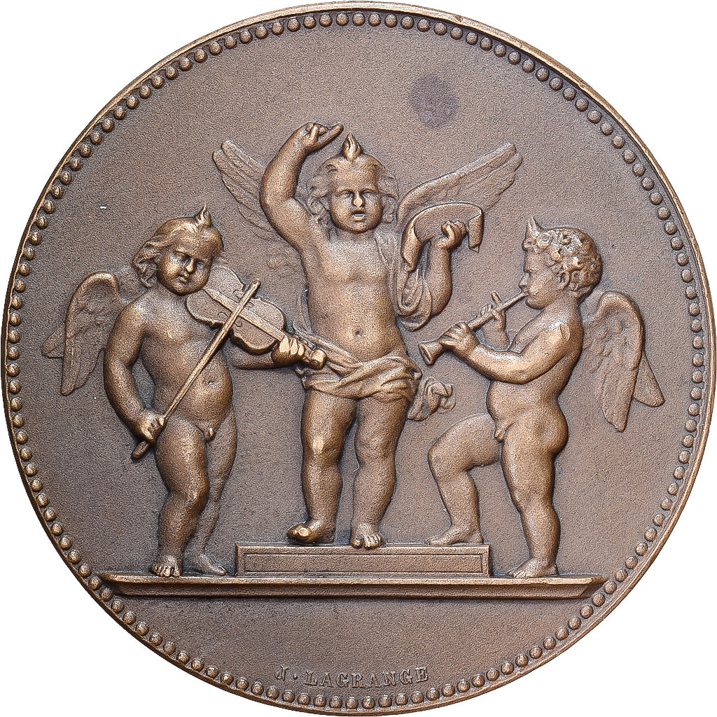France, Medal, Ecole Nationale de Musique d'Angoulême, Bronze, Lagrange