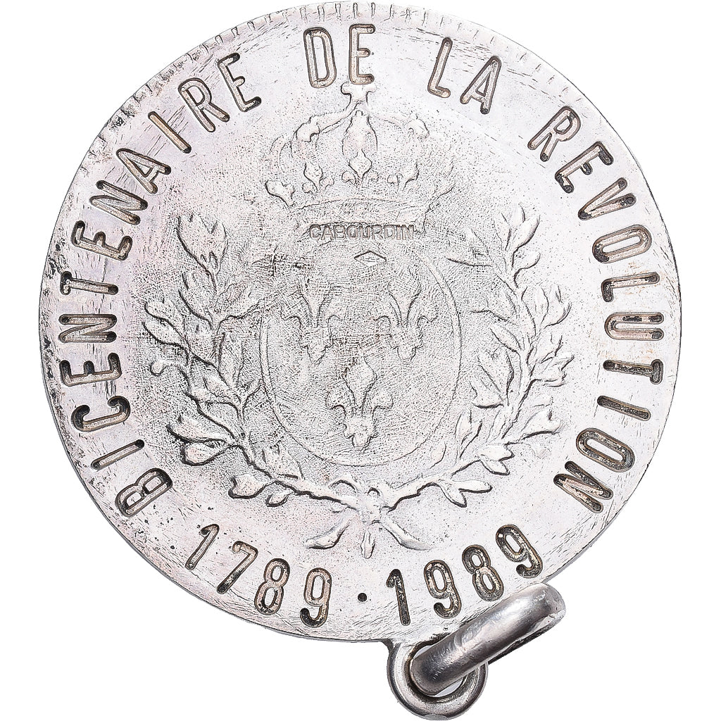 France, Medal, Bicentenaire de la Révolution Française, 1989, Silver, Ecu