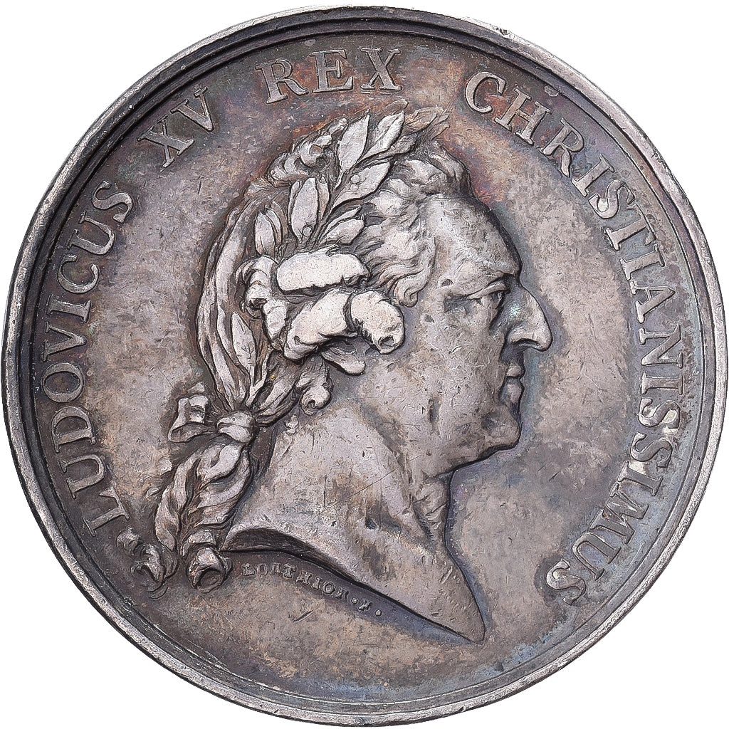 France, Médaille, Louis XV, Mariage du Dauphin Louis & Marie-Antoinette, 1770