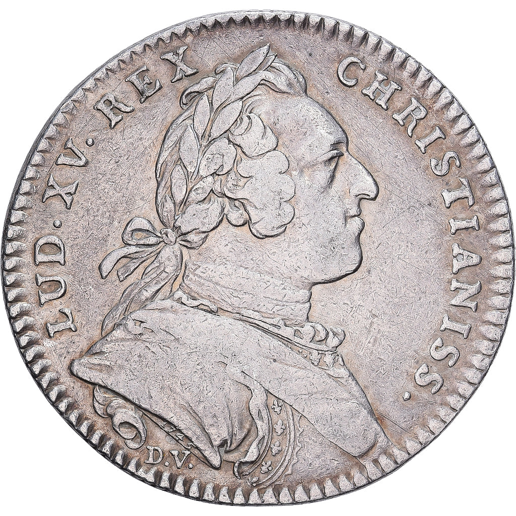 France, Token, Louis XV, Assemblée du clergé, 1745, Silver, EF(40-45)