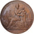 France, Medal, Napoleon III reçoit la Reine d'Angleterre à Boulogne, 1855