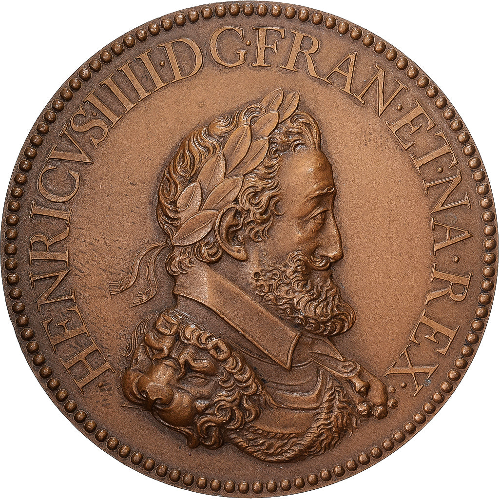 França, medalha, Henri IV, Victoria Yuriaca, Bronze, MS(63)