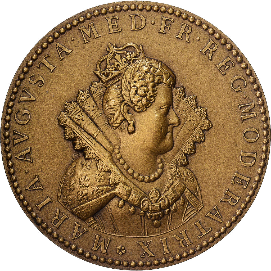 Francia, medalla, Régence de Marie de Médicis, Bronce, SC