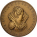 Francia, medalla, Régence de Marie de Médicis, Bronce, SC