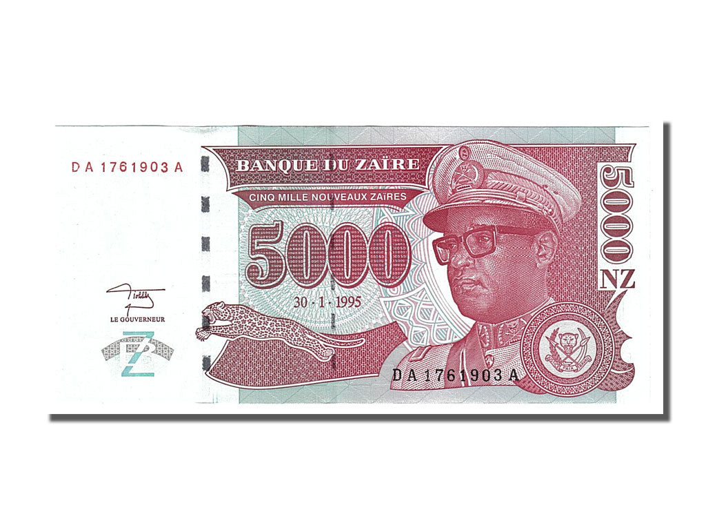 Banknote, Zaire, 500 Nouveaux Zaïres, 1995, 1995-01-30, UNC(65-70)