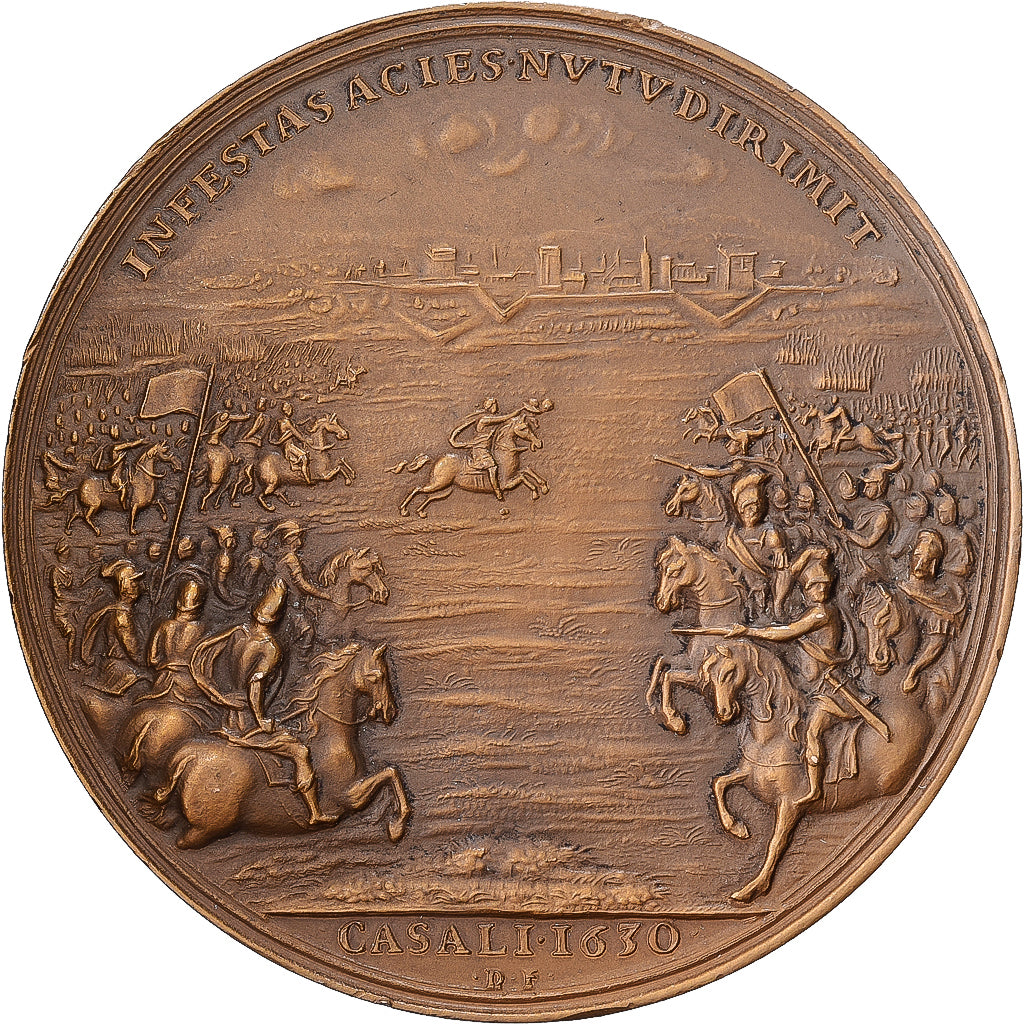 Francja, medal, Cardinal Mazarin, Bataille de Casale, Brązowy, Ponowne bicie