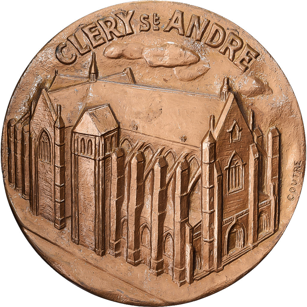 Francia, medaglia, Louis XI, Cléry Saint-André, 1975, Bronzo, Coutré