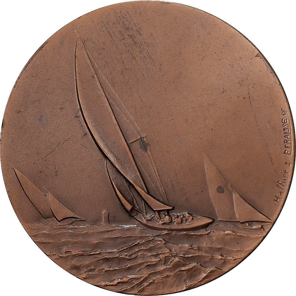 França, medalha, Course Croisière, Nouméa, 1975, Bronze, Fraisse, AU(55-58)