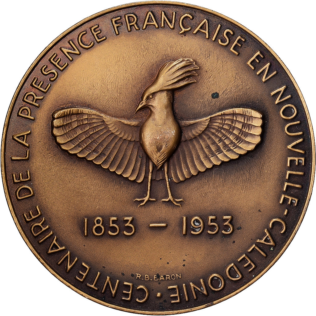 Francia, medalla, Centenaire de la Présence Française en Nouvelle-Calédonie