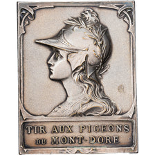 Frankreich, Medaille, Tir aux Pigeons du Mont-Doré, 1905, Silvered bronze, SS+