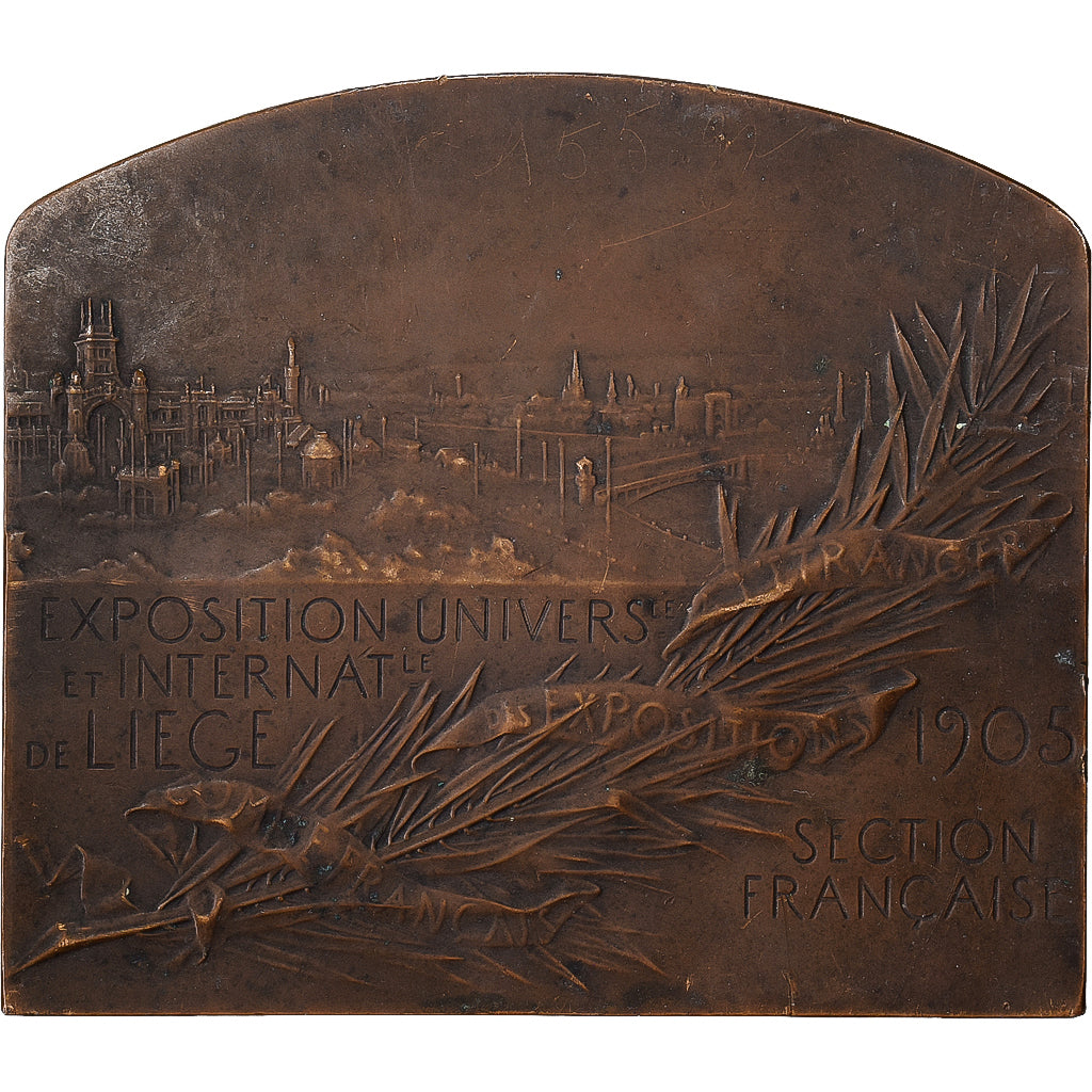 France, Medal, Exposition Universelle de Liège, 1905, Bronze, Vernon, EF(40-45)