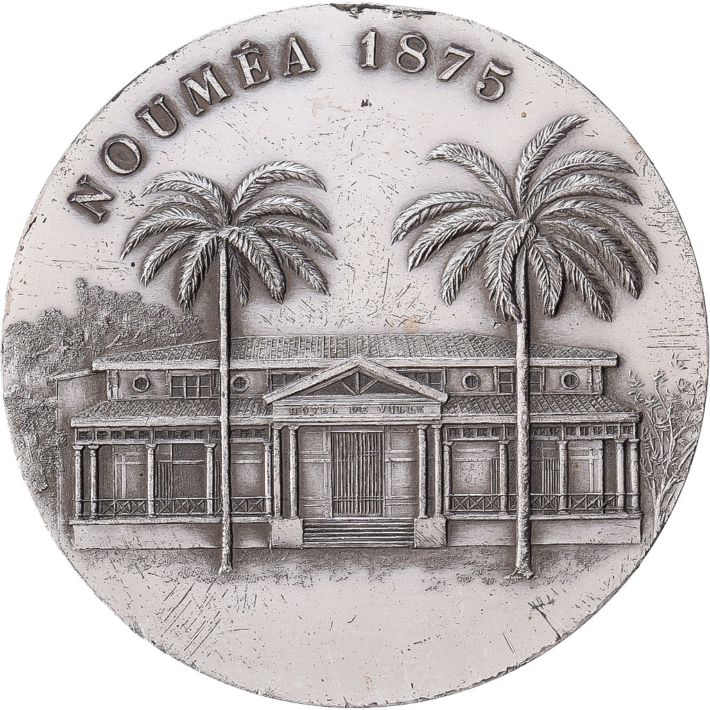Francia, medaglia, centenaire de Nouméa, 1975, Argento, BB