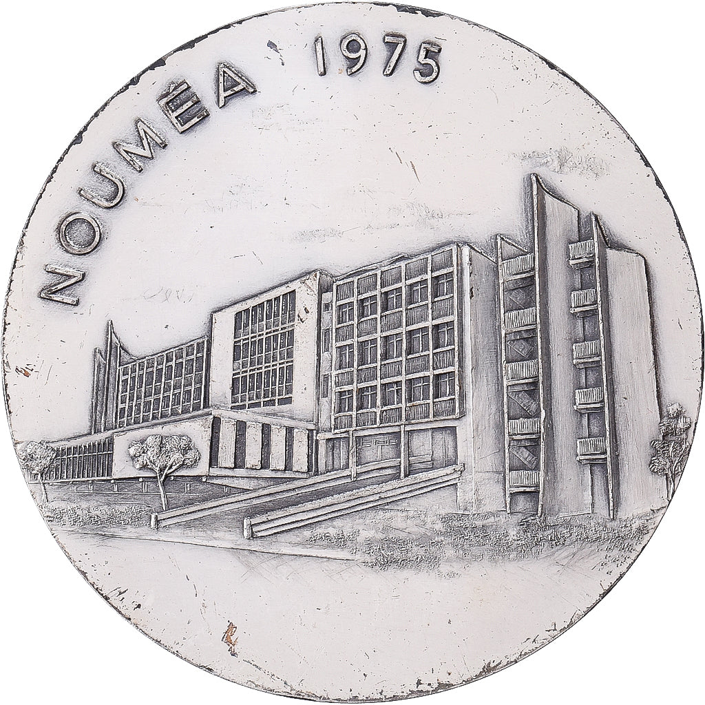 Francia, medaglia, centenaire de Nouméa, 1975, Argento, BB