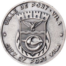 Vanuatu, Medal, Ville de Port-Vila, Silvered bronze, EF(40-45)