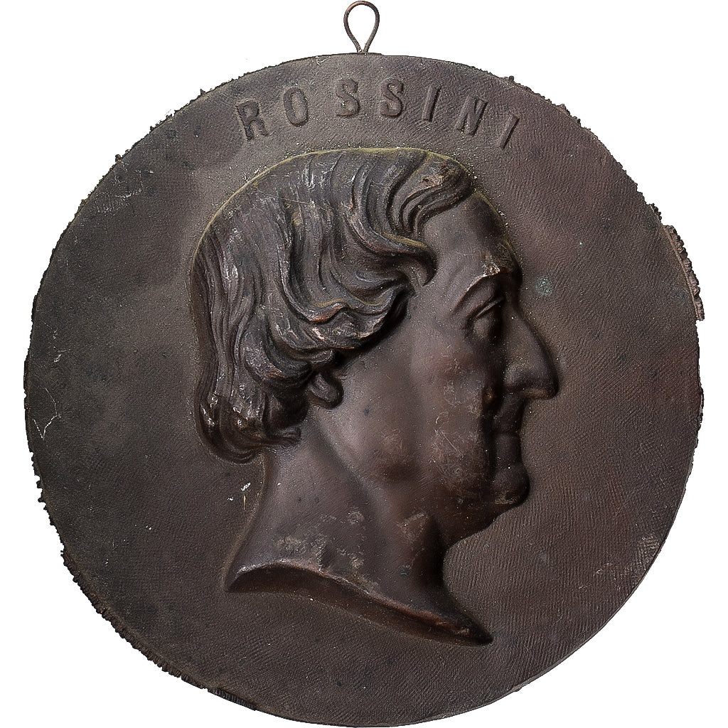 Francja, medal, Rossini, Miedź, Cliché Uniface, EF(40-45)