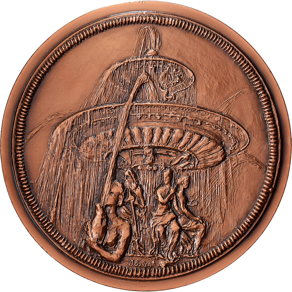 Frankreich, Medaille, Paris - Place de la Concorde, 1988, Kupfer, Boyer, UNZ