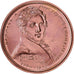 Francja, medal, Hommage à Jean François Champollion, 1974, Miedź, Corbin