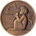 Francia, medaglia, Jeune Faune à la Flute, Bronzo, Thenot, SPL-