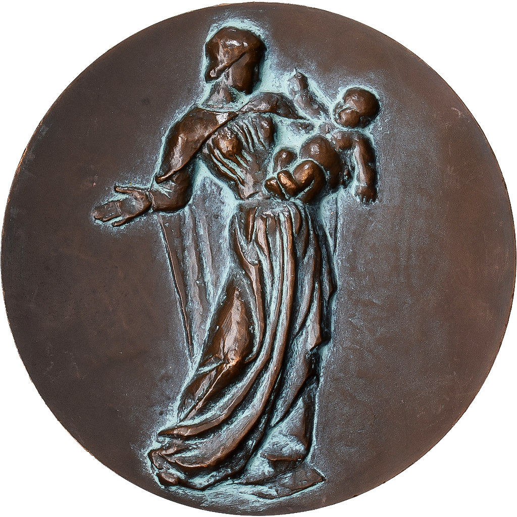 Francia, medaglia, La Mère et l'Enfant, Bronzo, BB+