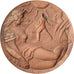 Frankrijk, Medaille, Art Déco, Concours Général Agricole, 1955, Bronzen