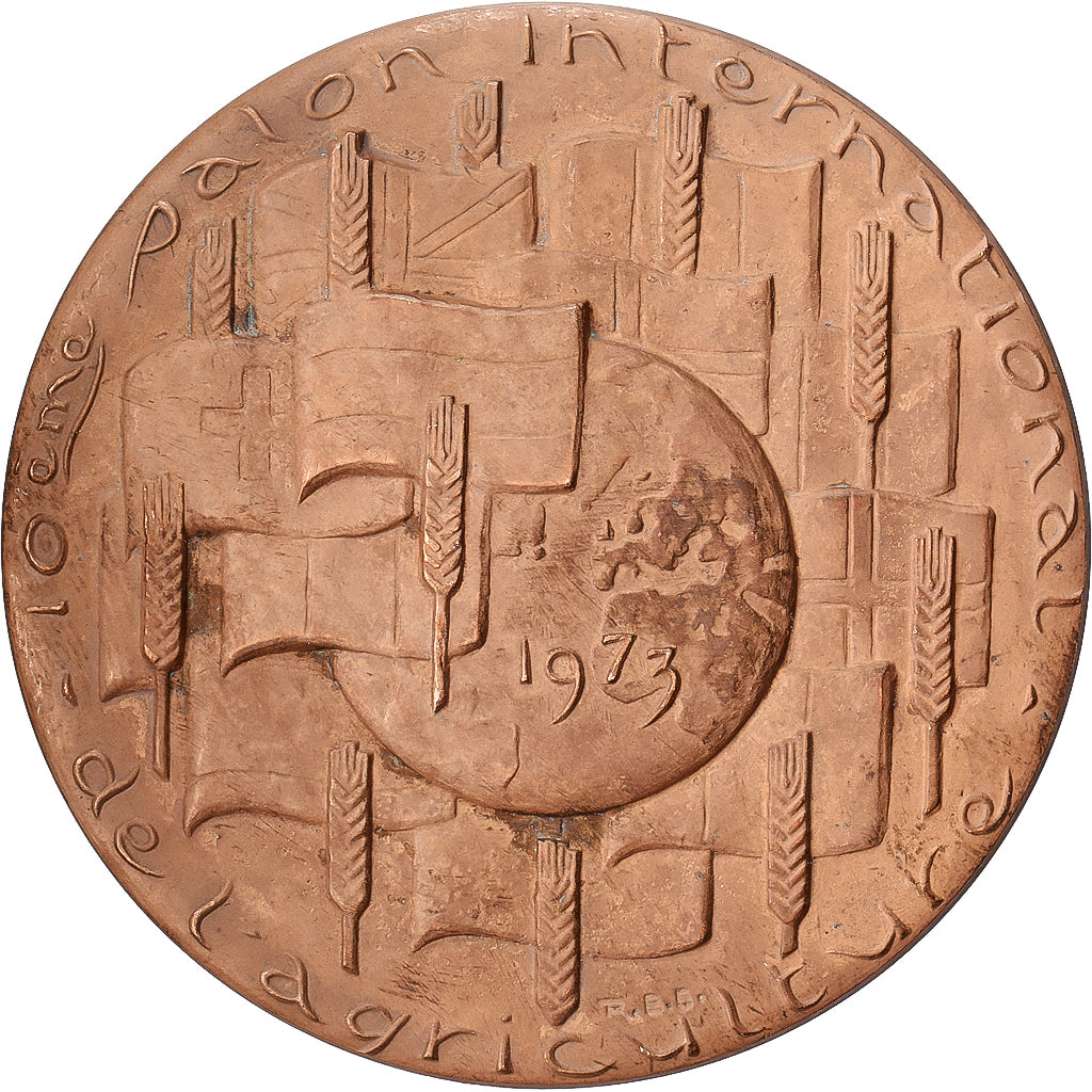 Francia, medaglia, Salon International de l'Agriculture de Paris, 1973, Bronzo