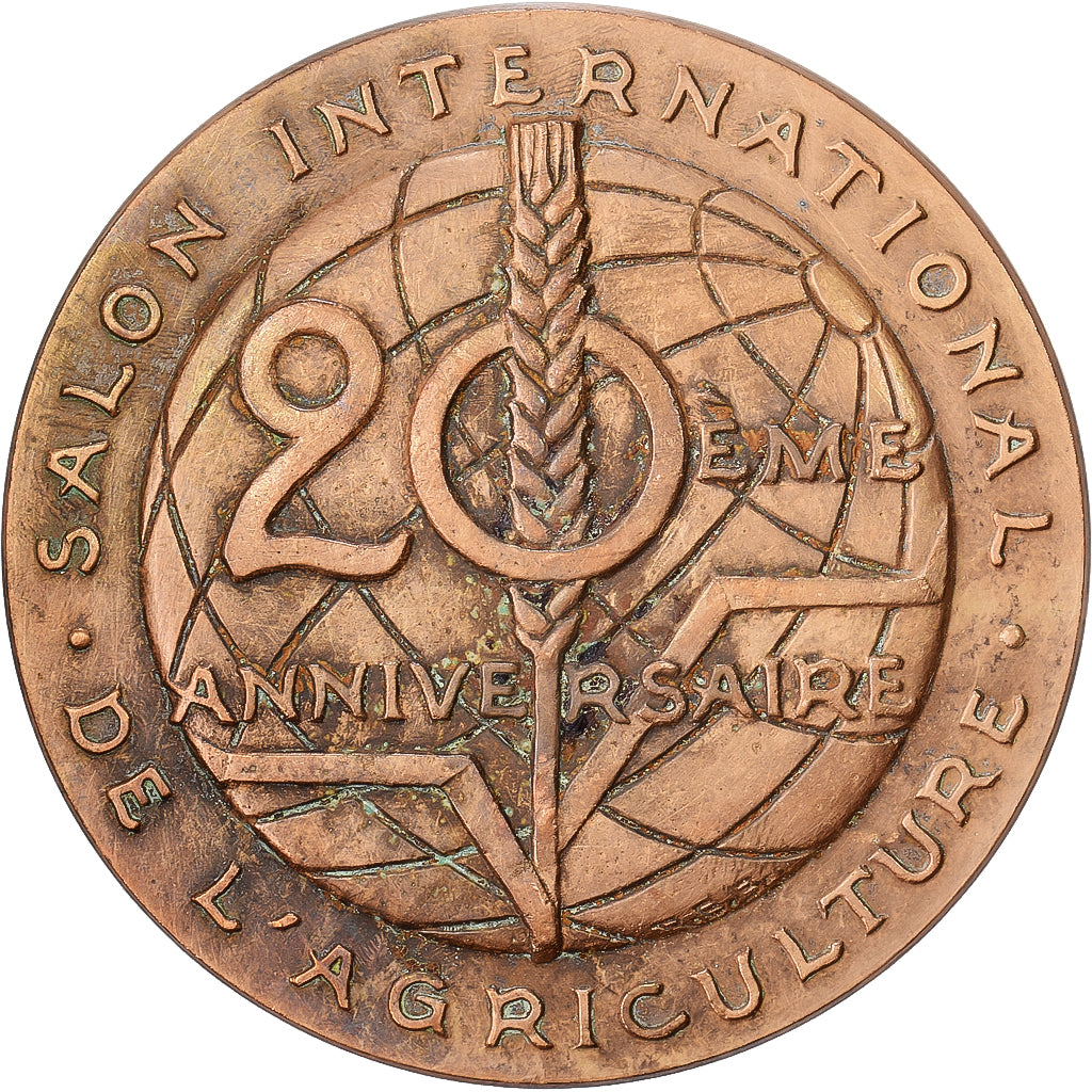 Francia, medaglia, Salon International de l'Agriculture de Paris, 1983, Bronzo