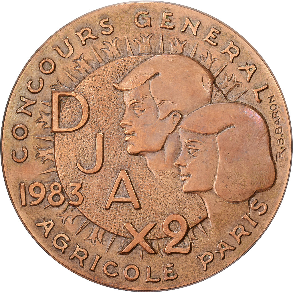 Francia, medaglia, Salon International de l'Agriculture de Paris, 1983, Bronzo