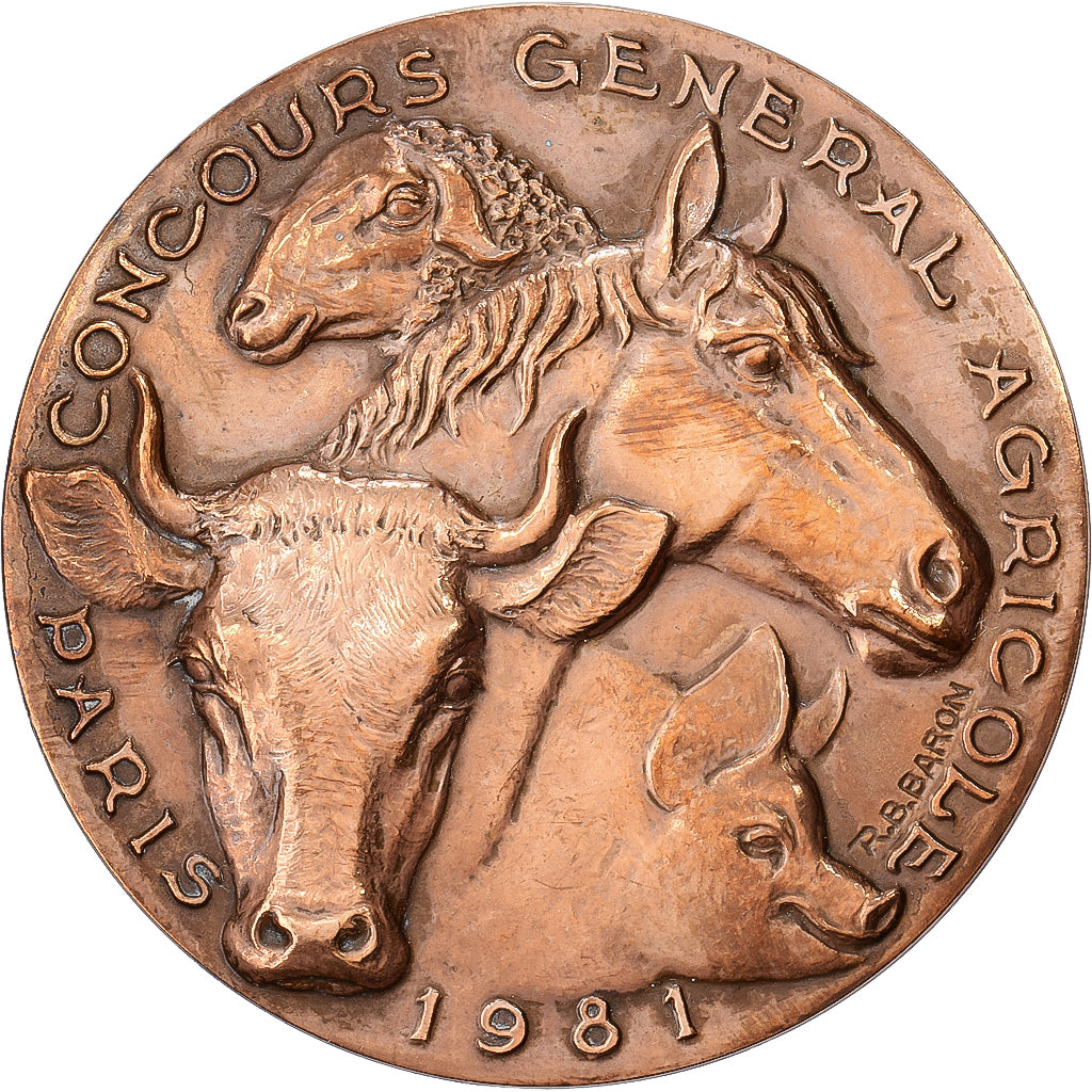 Francja, medal, Salon International de l'Agriculture de Paris, 1981, Brązowy